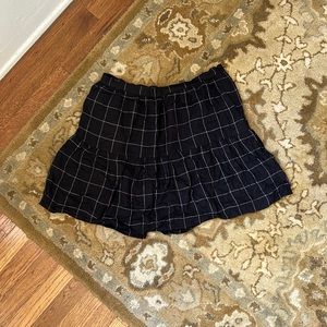 Madewell school girl plaid skirt